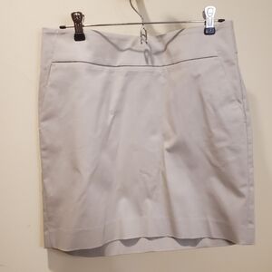 Ann Taylor Kaki pencil mini skirt size 8 P